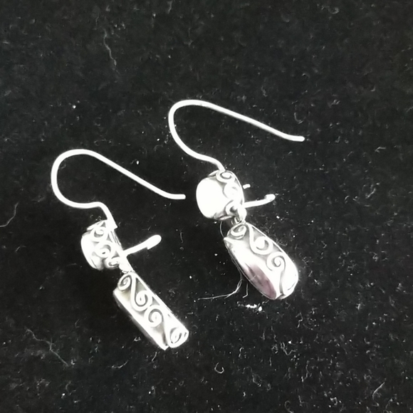 CHRISTMAS #14 REGENCYCORE Opal Amethyst STERLING Earrings - Picture 4 of 4